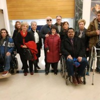 Ο Ι. Βαρδακαστάνης με εκπροσώπους των φορέων αναπηρίας Βόλου