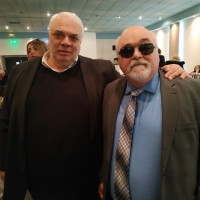 Ο Ι. Βαρδακαστάνης με το Δήμαρχο Αγίων Αναργύρων- Καματερού, Νίκο Σαράντη
