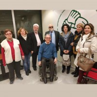 Ο Ι. Βαρδακαστάνης με εκπροσώπους φορέων του αναπηρικού κινήματος στη Λάρισα