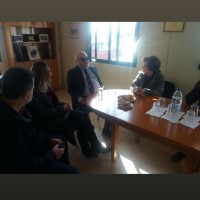Συνάντηση του Ι. Βαρδακαστάνη  με εκπροσώπους των Σωματείων