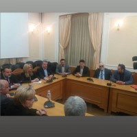Απο τη συνάντηση της Προέδρου του Κινήματος Αλλαγής, Φώφης Γεννηματά, με τον Περιφερειάρχη Κρήτης, τους Αντιπεριφερειάρχες και στελέχη της περιφέρειας, 1 Μαρτίου 2019