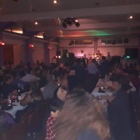 Άποψη της κατάμεστης αίθουσας της εκδήλωσης