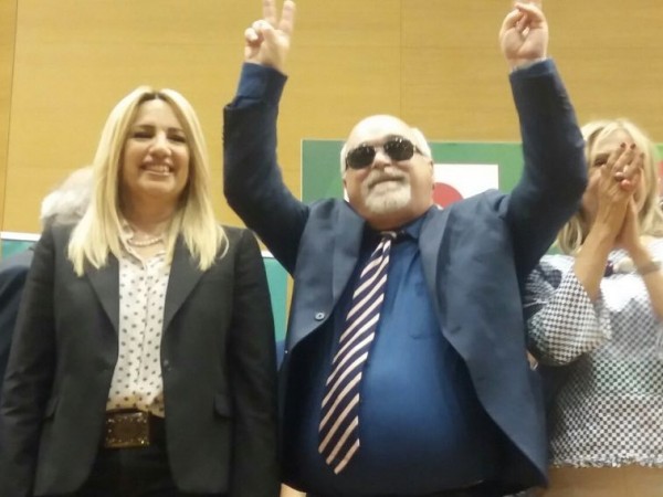 Ο Ι. Βαρδακαστάνης με τη Φ. Γεννηματά
