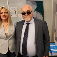 Ο Ι. Βαρδακαστάνης με την Πρόεδρο του Κινήματος Αλλαγής Φ. Γεννηματά στην έκθεση