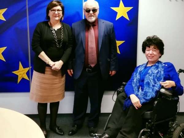 O I. Βαρδακαστάνης με την Επίτροπο Μεταφορών της ΕΕ